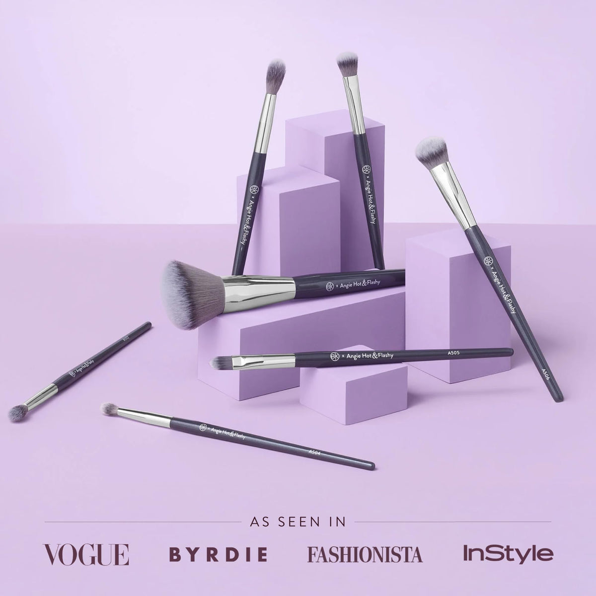 BK Beauty Angie Hot & Flashy crease shader brush for defined crease with smooth transitions