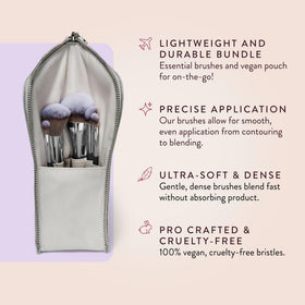 BK Beauty Angie travel angled blush brush for sculpted cheek color
