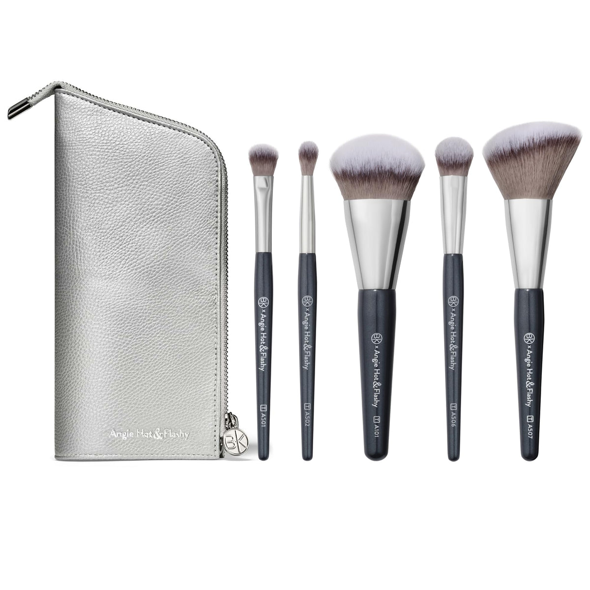 BK Beauty Angie travel foundation brush for precise liquid or cream coverage