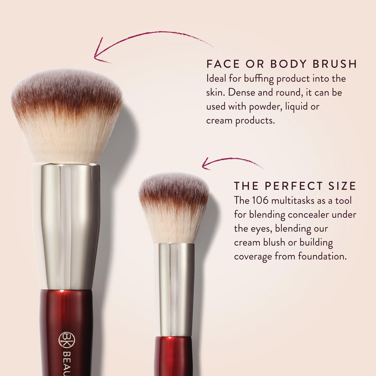 BK BEAUTY durable bristles ensure long-lasting performance