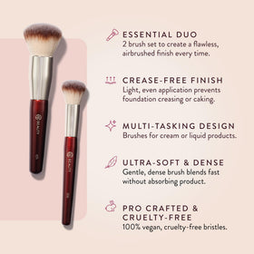 BK BEAUTY Buffer brush for seamless blending of powder and cream