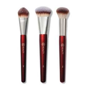 BK Beauty Core Complexion Trio brush pack for a complete makeup routine.