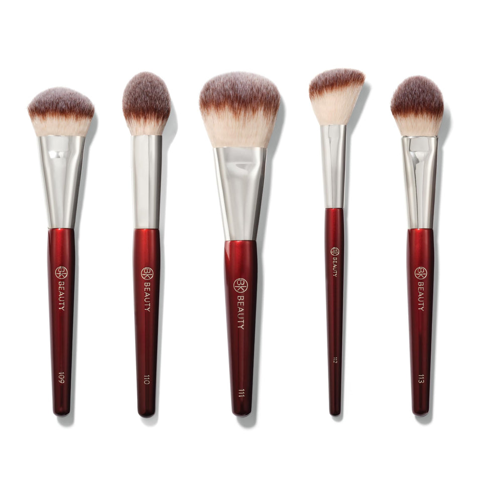 BK Beauty CORE face set 109 mini-contoured foundation brush for precise blending