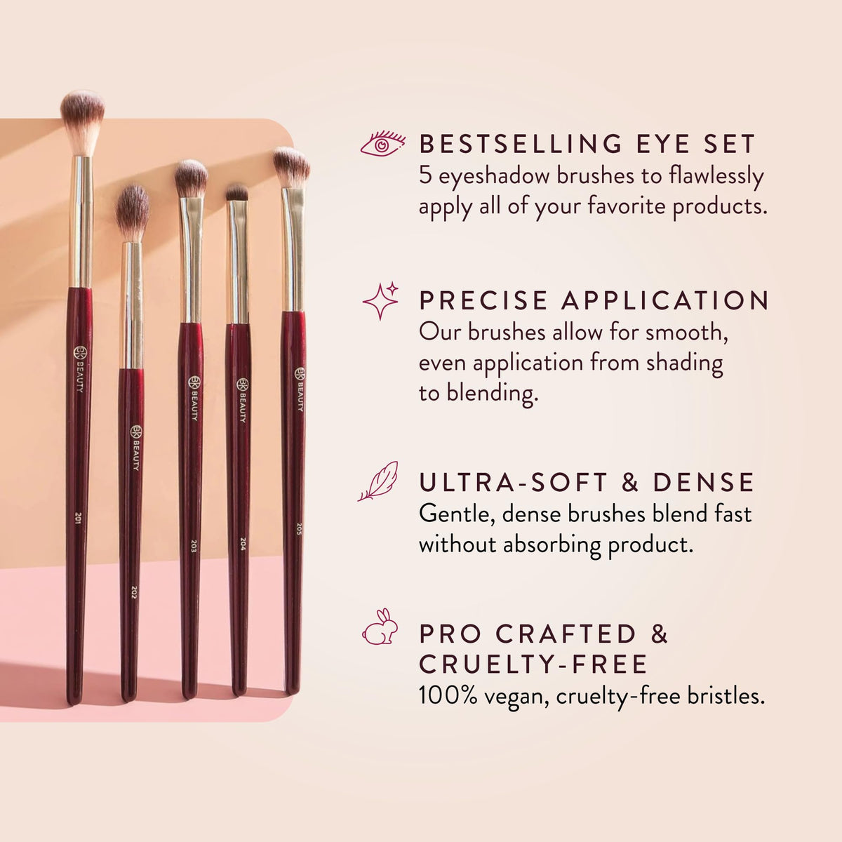 BK BEAUTY Essentials 202 Defined Crease for precise, clean color definition
