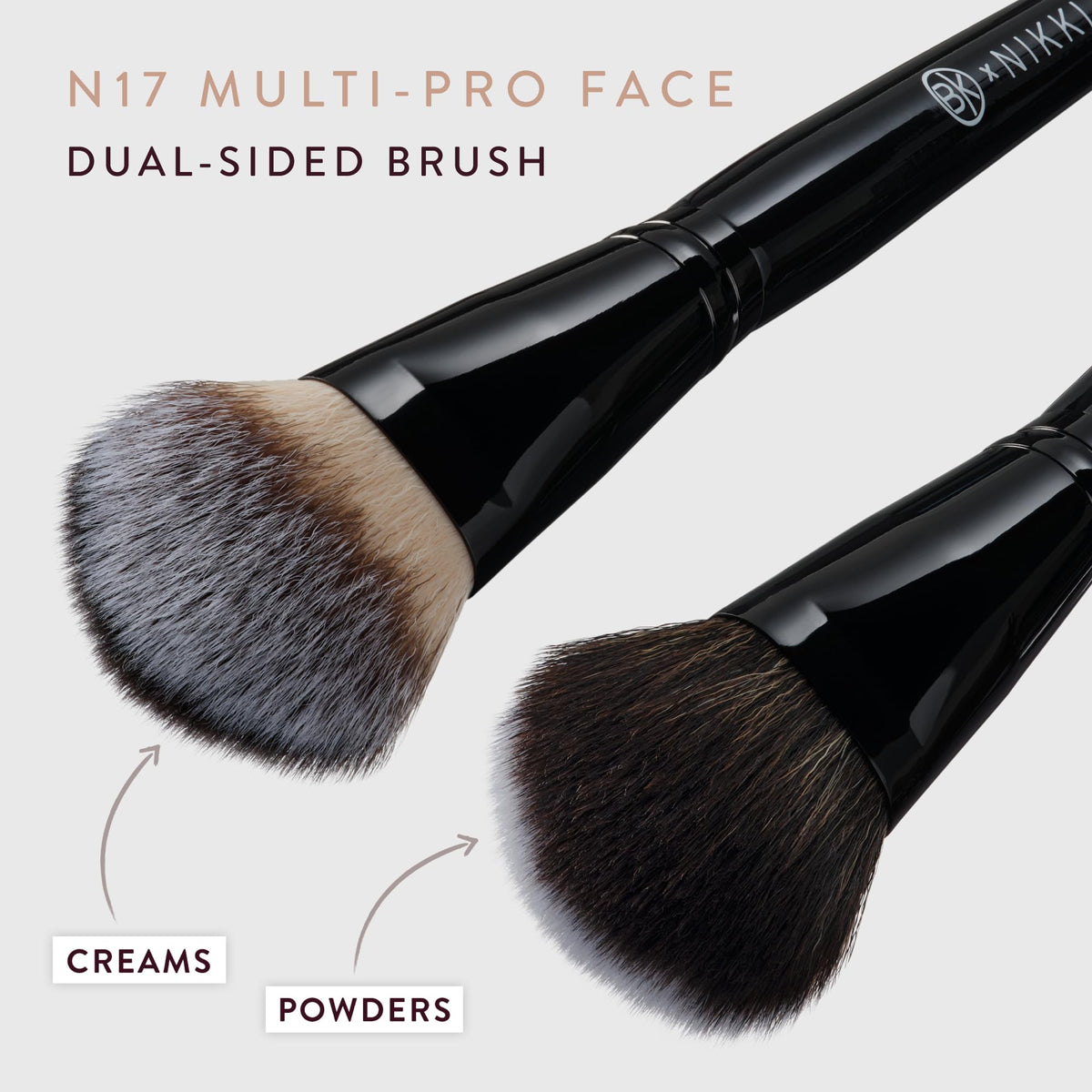N17 Multi-Pro Face brush versatile for creams and powders
