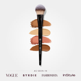BK Beauty Nikki La Rose N17 soft vegan bristles deliver streak-free blending across liquids and powders.