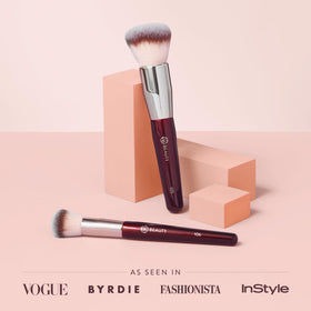 BK BEAUTY Round Foundation brush for precise liquid makeup application