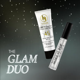 Black Girl Sunscreen Make It Matte duo packaging highlighting full-face protection for melanin-rich skin