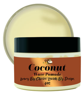 Black Lavish Essentials Ultra-Smooth 360 Wave Pomade jar on counter for easy daily styling
