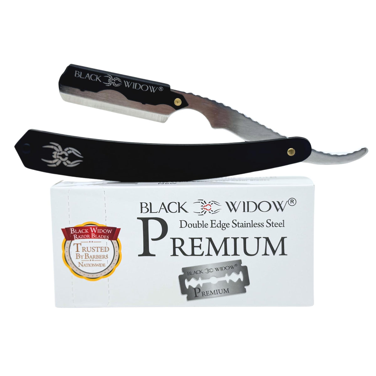 Beard lineup and edge refinement using the Black Widow for clean grooming