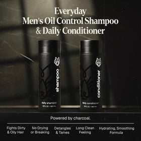 Black Wolf conditioner bottle delivering soft, silky strands and easy detangling.