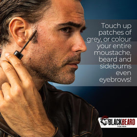 Blackbeard for Men eyebrows color helps frame eyes with natural look