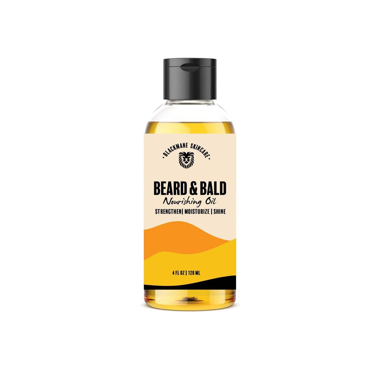 Blackmane Bald Head Oil bottle shows scalp care and hydration.