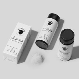 BlackMask Texture Powder scene shows application for instant texture and lift.