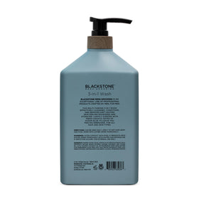 Foamy lather from Blackstone 3-in-1 wash for daily cleansing.