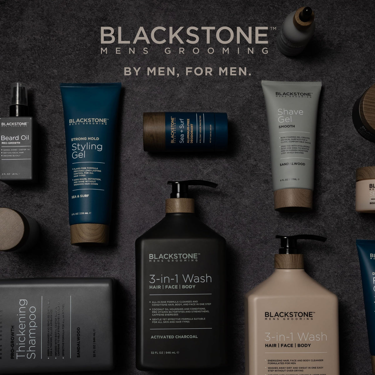 Ocean Blue bottle shows paraben-free, all-skin-friendly design.