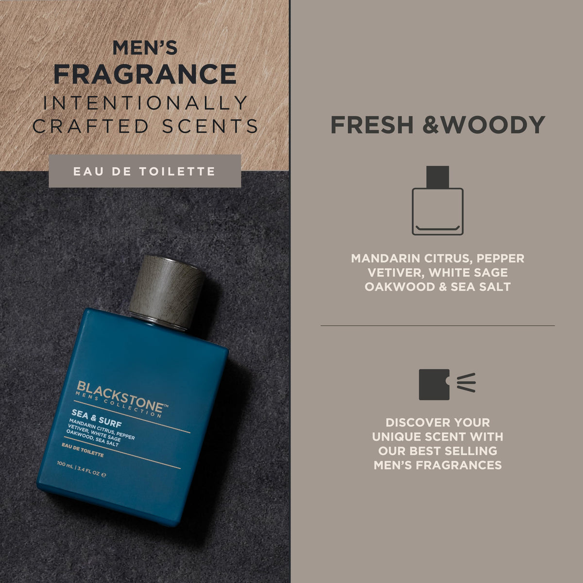 Blackstone Sea and Surf notes illustration highlights oakwood and sage warmth.
