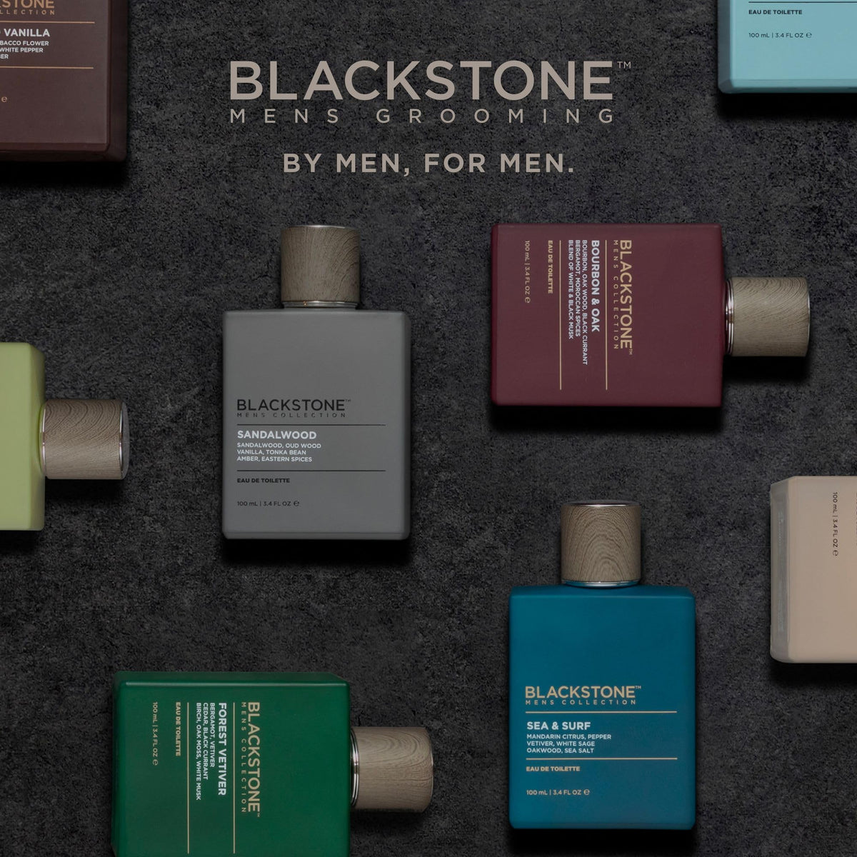 Blackstone Sea and Surf travel size display ready for daily wear.