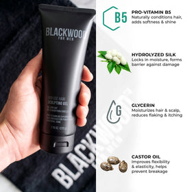 Blackwood For Men BioFuse Botanical Boost component image emphasizing conditioning and shine