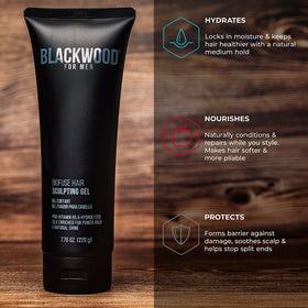 Blackwood For Men BioFuse Hair Gel cruelty-free and sulfate-free formula icon