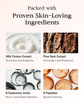 BLANC DUBU Nuborn Cell Blanc Power Ampoule nine peptides illustration