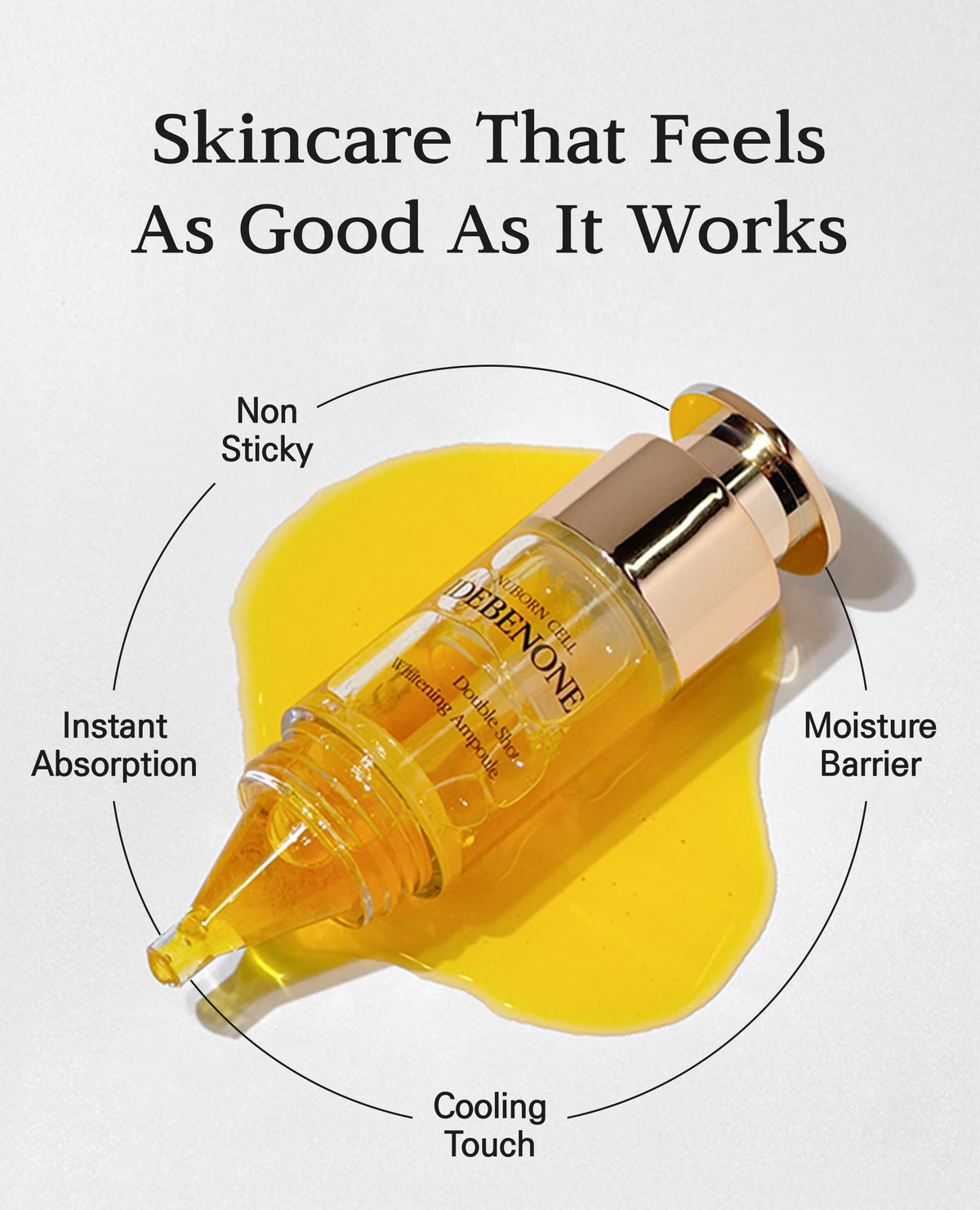 BLANC DUBU Nuborn Cell Idebenone Ampoule featuring niacinamide for tone clarity
