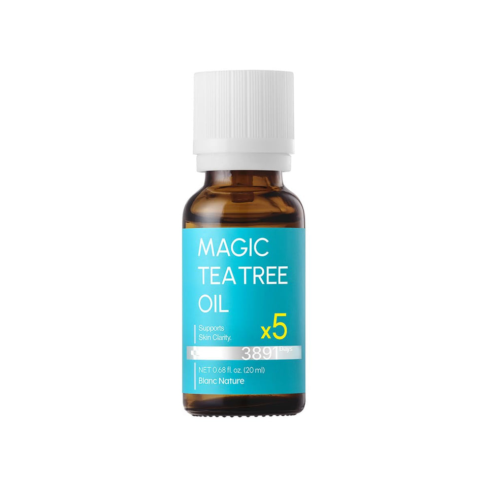 BLANC NATURE Magic Tea Tree Oil Spot Care front view shows lightweight formula for clear-looking skin