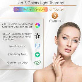 Blanight Photon Skin Mask neck-area view for extended coverage.