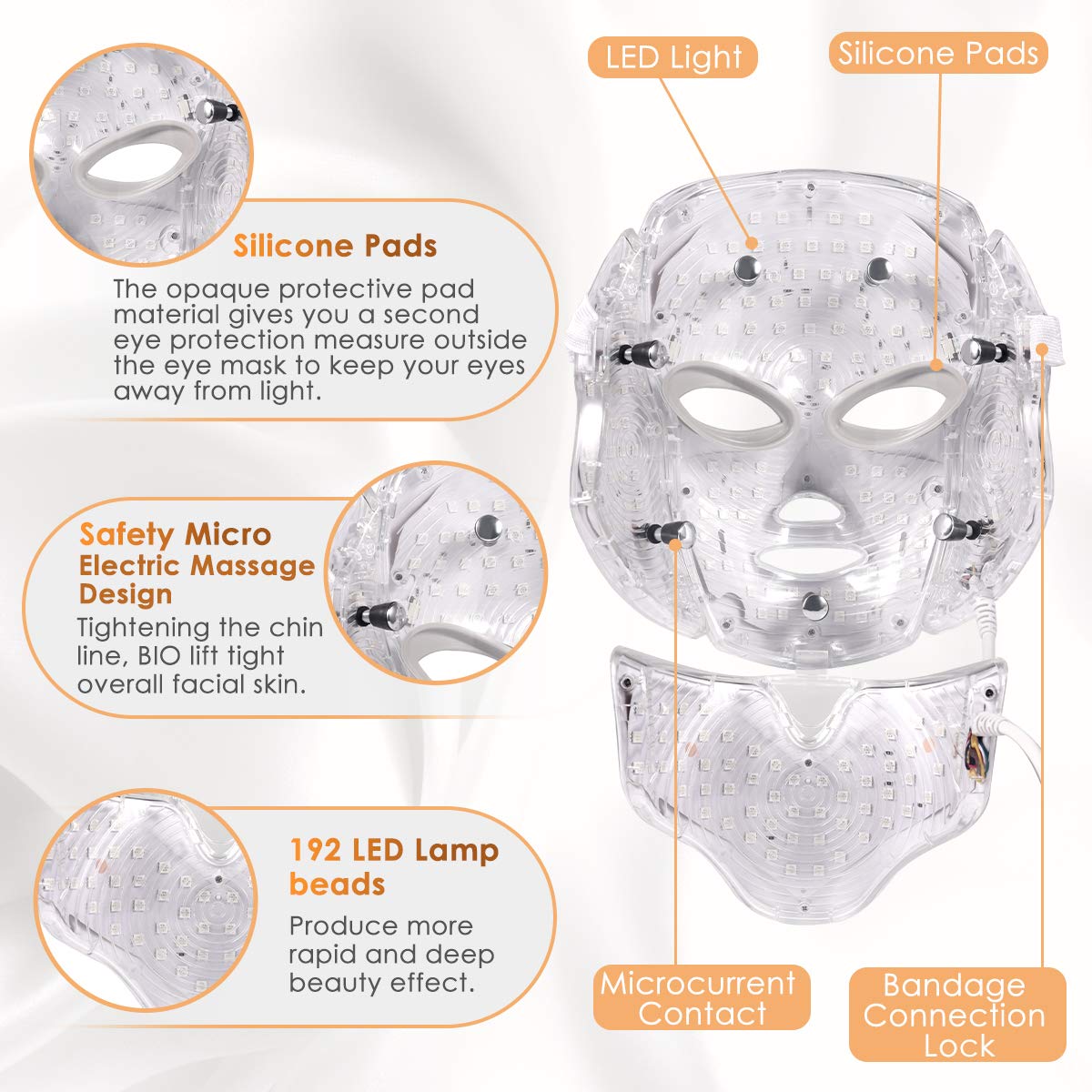 Blanight Photon Skin Mask strap adjustment for secure fit.
