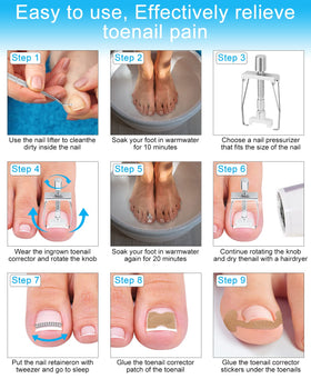 BLATOWN nail lifter tool aids gentle lifting and alignment.