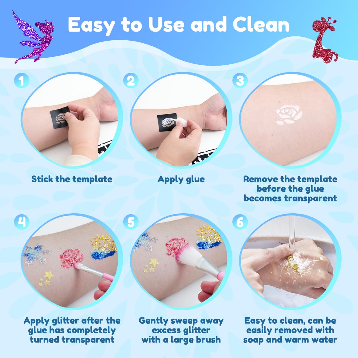 Bledras diamond stickers add sparkle accents for festive looks
