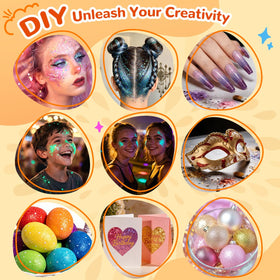 Bledras gift-pack glitter tattoo kit for parties.