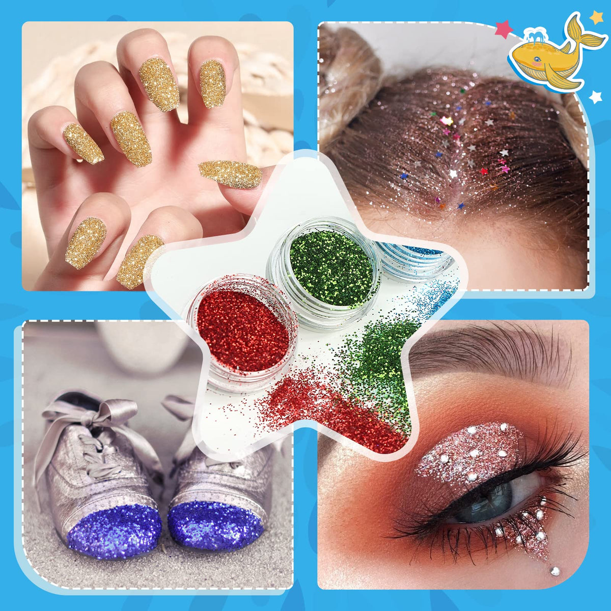 Bledras waterproof body art kit resists sweat for outdoor play.