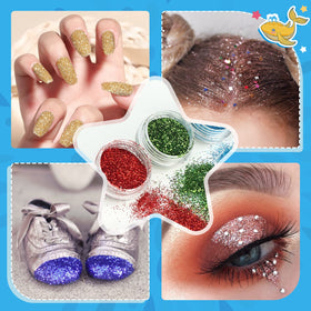 Bledras waterproof body art kit resists sweat for outdoor play.