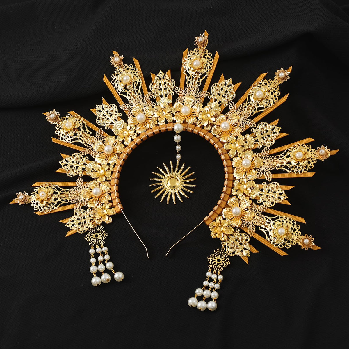 Blessume photography-ready halo crown boosts portrait appeal