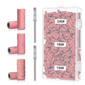 BLESWIN mini sanding bands set for precise nail shaping on small nails.