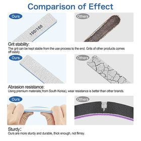 BLESWIN nail files for removing gel on fake nails.