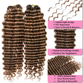 BLG Feather crochet hair soft and lightweight for comfortable all day wear