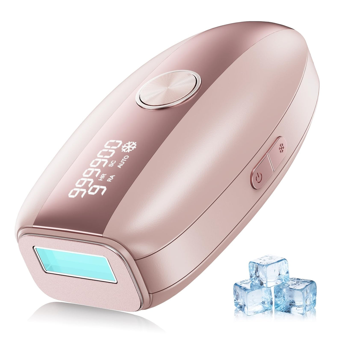 BLHVSINO1 IPL hair removal device with 5°C ice cooling for comfortable sessions.