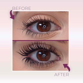 Blinc lash primer brush shown for precise, even application on lashes.