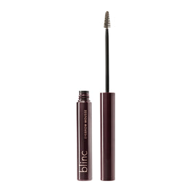 Blinc Eyebrow Mousse brush tip close-up for precise brow shaping.