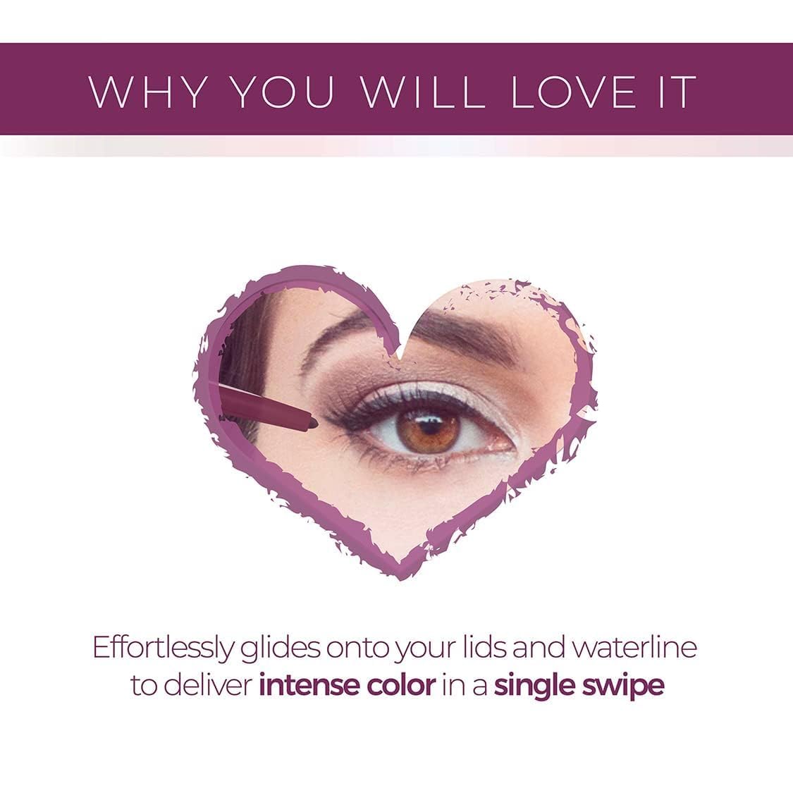 blinc Eyeliner Pencil gel glide allows smooth, even color in one swipe.