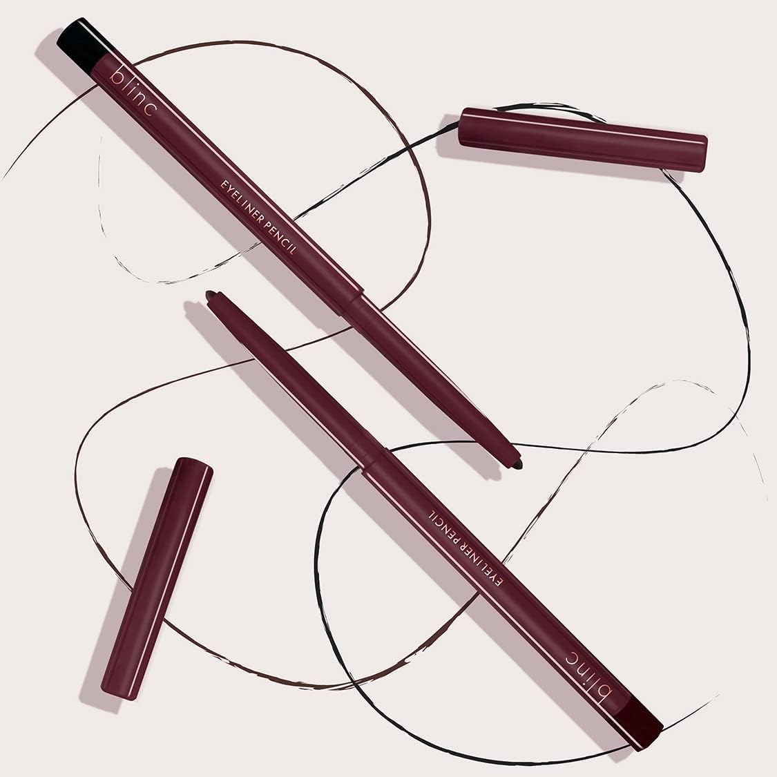 blinc Eyeliner Pencil smudge-proof finish stays put during daily activity.