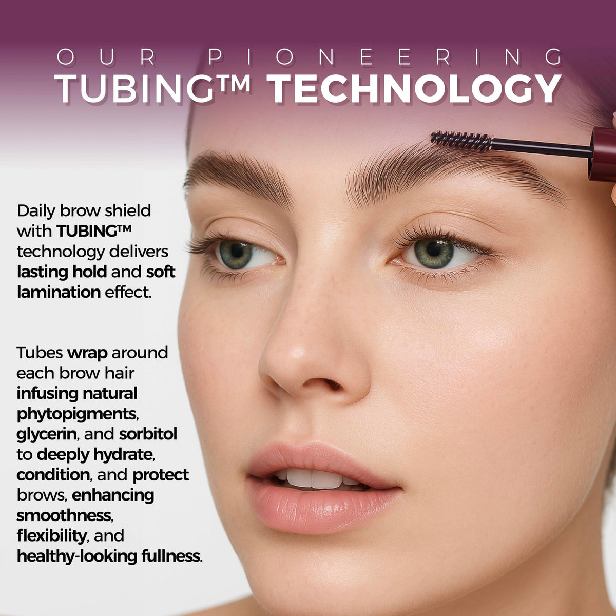 Blinc Brow Juice aftercare look shows maintained brow shape.