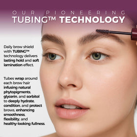 Blinc Brow Juice aftercare look shows maintained brow shape.