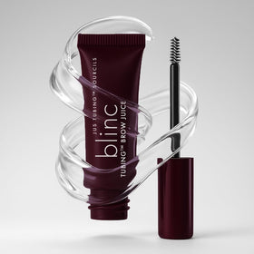 Blinc Brow Juice compact display helps shoppers compare brow care options.