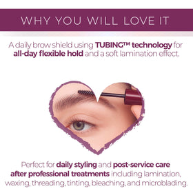 Blinc Brow Juice hydration close-up emphasizes glycerin and sorbitol benefits.
