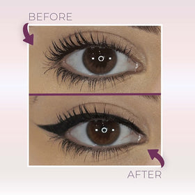 blinc Tubing Liquid Eyeliner jet black color for dramatic definition.