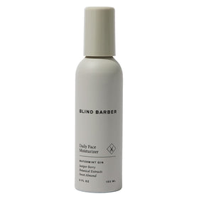 Blind Barber Daily Face Moisturizer bottle front for daily hydration and balanced skin