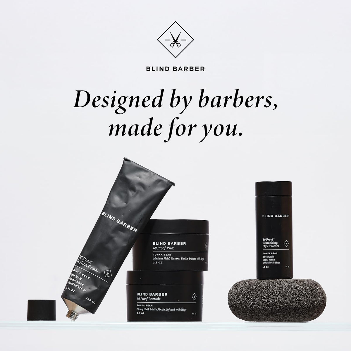 Post-application glow from Blind Barber elixBoost Hydrating Balm.